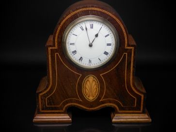 INLAID MANTLE CLOCK
