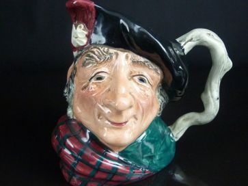 RIDGWAY SCOTSMAN CHARACTER JUG