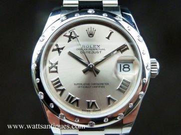 ROLEX DATEJUST 31MM DIAMOND BEZEL 