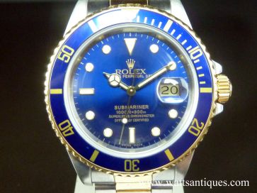 ROLEX SUBMARINER 16803 BLUE DIAL