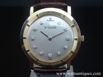 LE COULTRE 14K DIAMOND DIAL