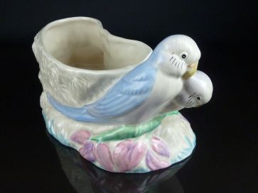 CLARICE CLIFF BUDGIE PLANTER / VASE