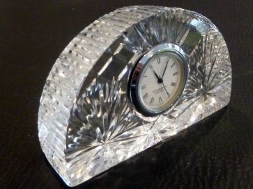 EDINBURGH CRYSTAL CLOCK
