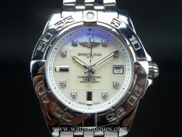 BREITLING GALACTIC 32 MOP DIAMOND DIAL