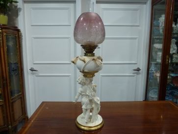 MOORE BROS CHERUB PUTTI LAMP