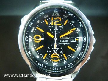 SEIKO SOLAR CHRONOGRAPH ALARM