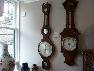 LARGE BANJO BAROMETER