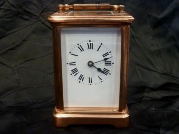 COPPER CARRIAGE CLOCK