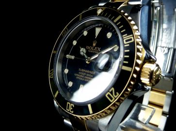 ROLEX SUBMARINER STEEL & GOLD 16613 