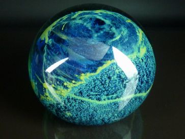 LARGE MDINA SIGNED PAPERWEIGHT