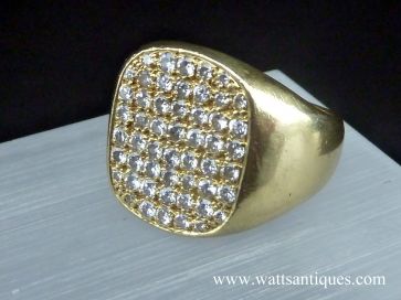 18K DIAMOND RING 