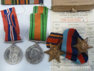 WWII MEDAL GROUP SET