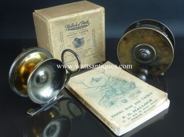 MALLOCH REELS BOX & BOOK