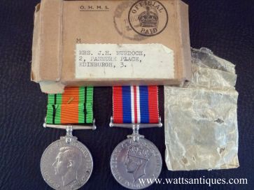 WII WAR & DEFENCE MEDALS