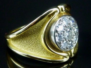 LEO DE VROOMEN DIAMOND RING