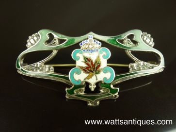 ART NOUVEAU SUFFRAGETTE BROOCH