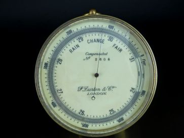 F.DARTON & Co. BRASS BAROMETER