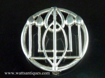 RENNIE MACKINTOSH SILVER BROOCH