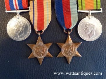 WWII MEDAL GROUP SET