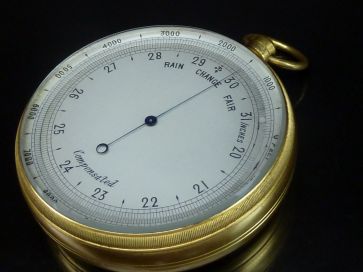 LARGE POCKET BAROMETER