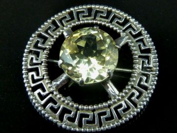 ROBERT ALLISON CITRINE BROOCH