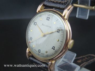 9K HELVETIA DECO WATCH