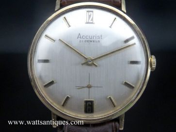 ACCURIST 9K GOLD GENTS 1967