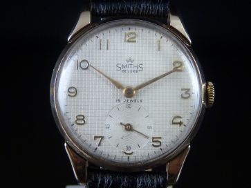 SMITHS DELUXE 9CT WATCH