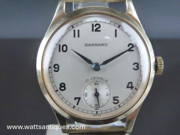 GARRARD 9ct GOLD WATCH 1963