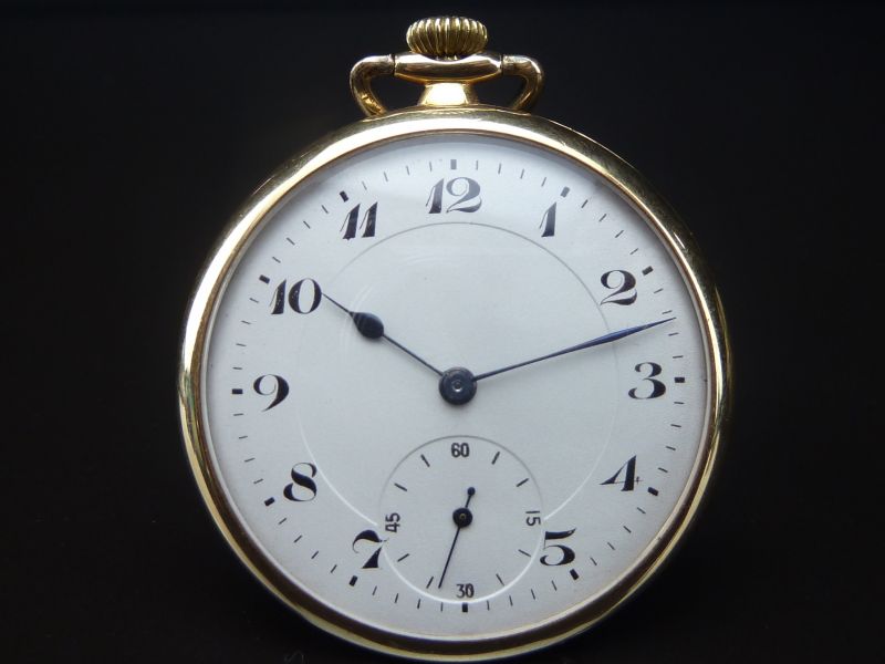 Watt's Antiques EBERHARD & Co. 14K POCKET WATCH
